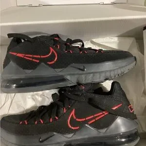 Nike | Shoes | Nike Lebron Xvii Low Bred Black Lj237 Sz8  display picture 3